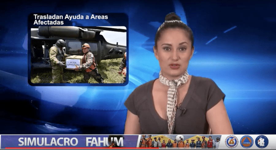 CONRED Guatemala newscast FAHUM
